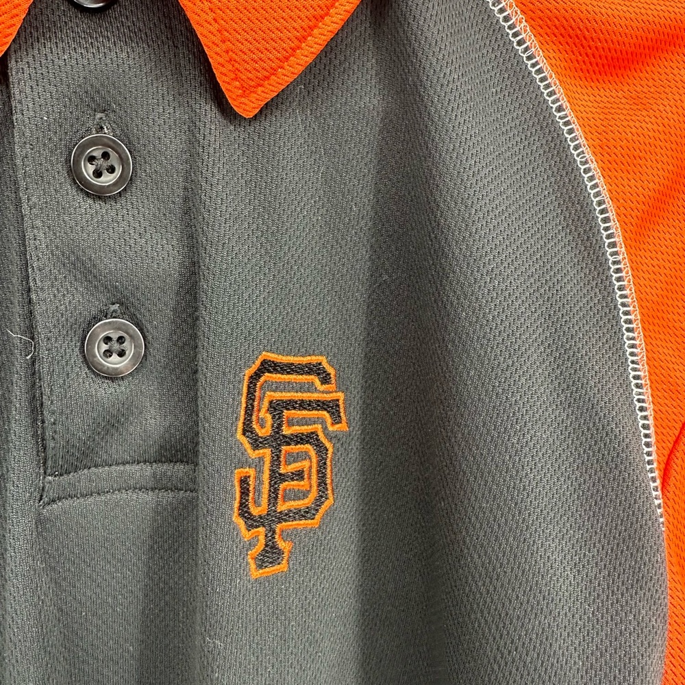 MLB Official Merchandise San Francisco Giants polo shirt Size men’s‎ medium - Picture 3 of 7